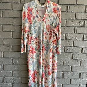 J Jill Light weight knit duster sweater